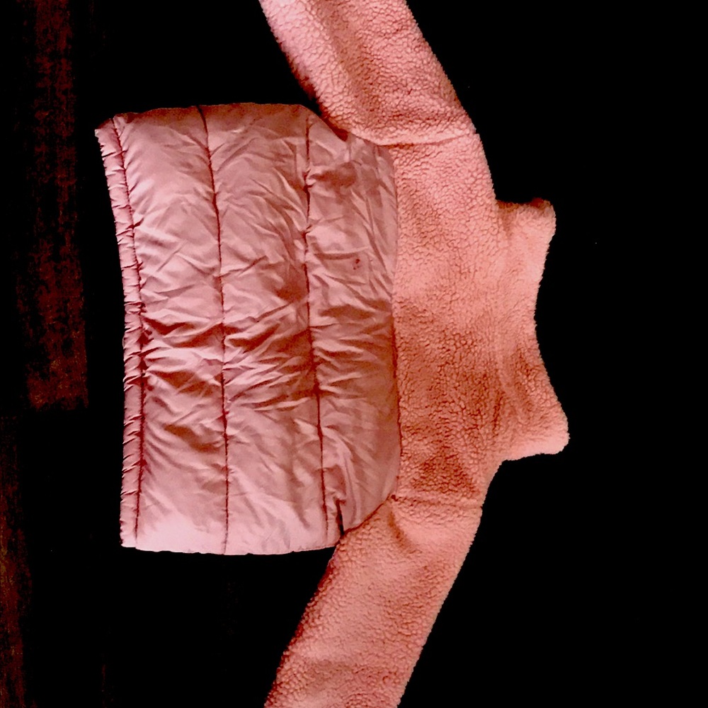 Forever 21 Pink Faux wool Coat